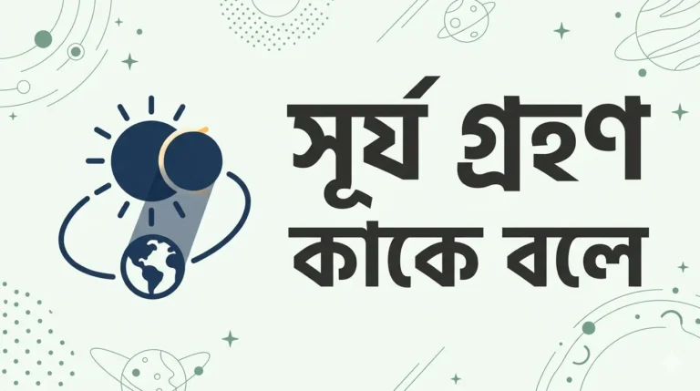 সূর্যগ্রহণ কাকে বলে